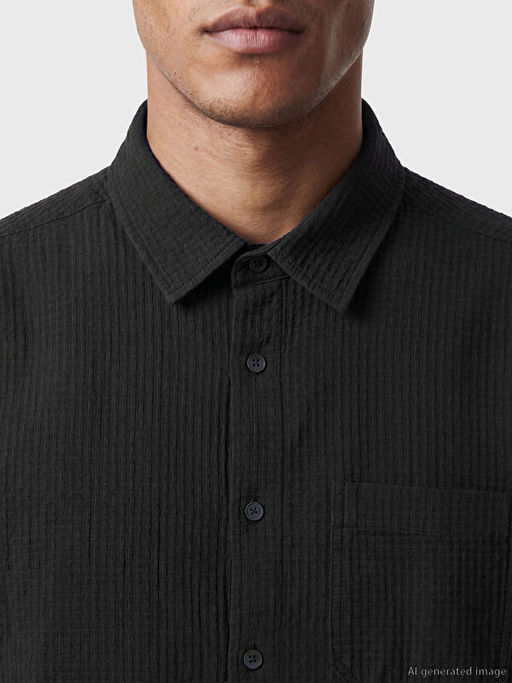 Regular Fit Erkek Dokulu G?mlek