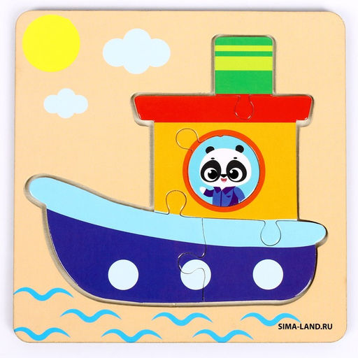 Пазл Корабль - Лесная мастерская фото 2