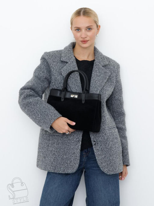 Сумка женская кожаная 999010NN black Natale Navetta  в Новосибирске