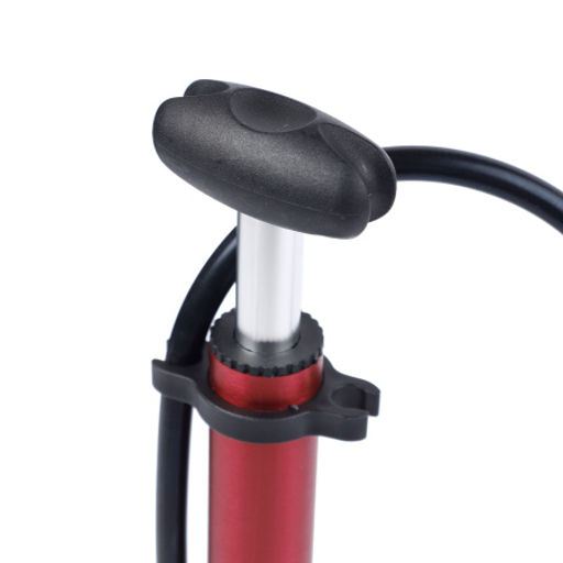 Насос для велосипеда ручной COMIRON STORM, алюминиевый цилиндр стальная складная ножка ручка и основание литой пластик Presta-Schrader, 11 бар /уп 50/ - Галеонтрейд фото 6