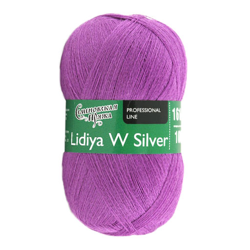 Цена за 5 мотков пряжи LIDIYA W SILVER (0,5)