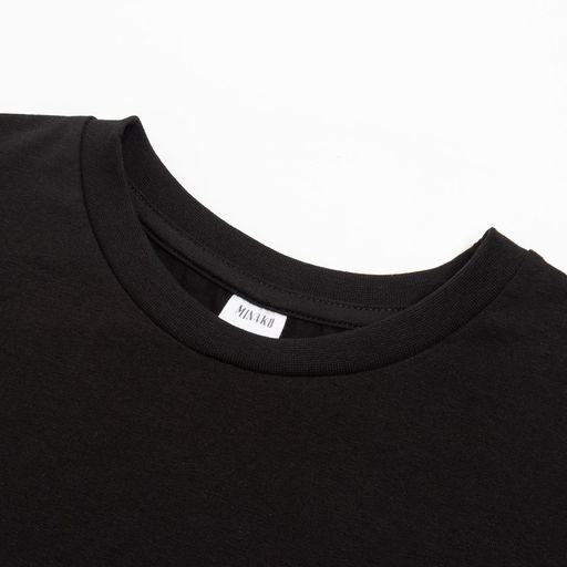 Футболка мужская MINAKU SLIM FIT: чёрная, р-р 46