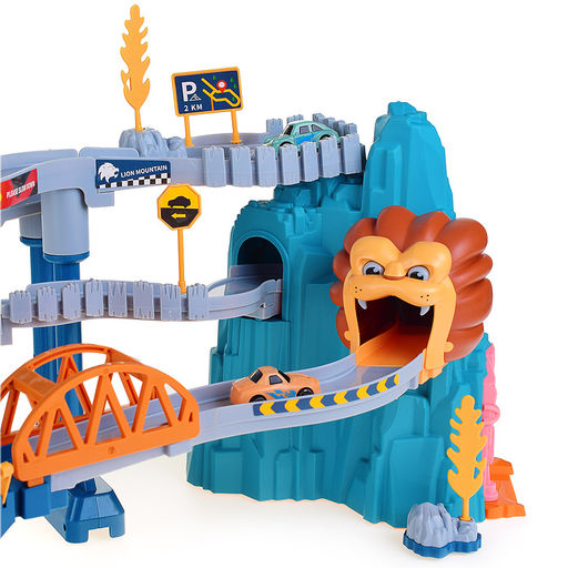 Паркинг-Трек "Лев" на батарейках, в коробке