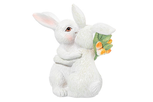 Фигурка декоративная 11*5,5*11,5 см Кролики с тюльпанами - Elan gallery фото 17