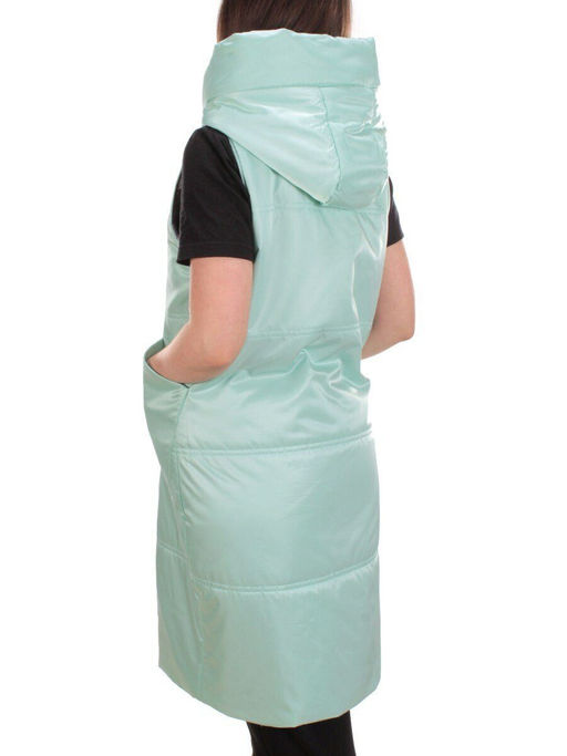 M006 MENTHOL Жилет женский демисезонный (100 гр. синтепон) - Фабричный китай фото 4