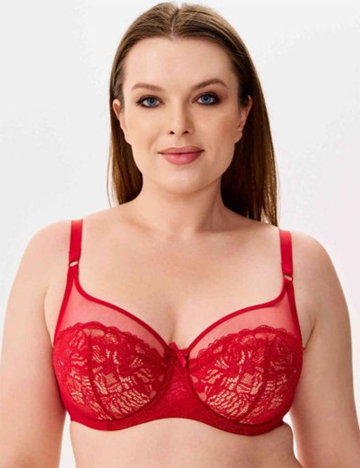 БЮСТГАЛЬТЕР Milavitsa 124930/G64 рубин/нюд  фото 8