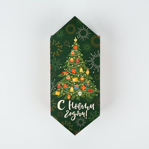 Цена за 5 шт. Коробка подарочная - конфета складная С новым годом, 9?14.5?5 см