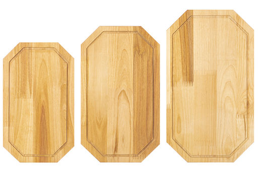 Комплект 3 досок 38*22*1,8 см, 34*20*1,8 см, 30*18*1,8 см Гайка на дер. подстав. - Elan gallery фото 30