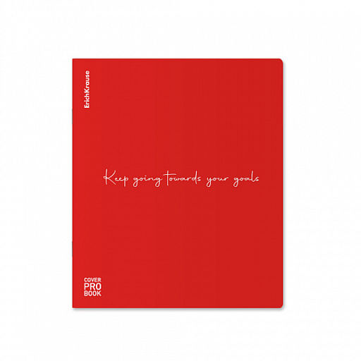 Цена за 5 шт. Тетрадь общая ученическая с пластиковой обложкой на скобе ErichKrause Words, красный, А5+, 48 листов, клетка_MIX-PACK  фото 15