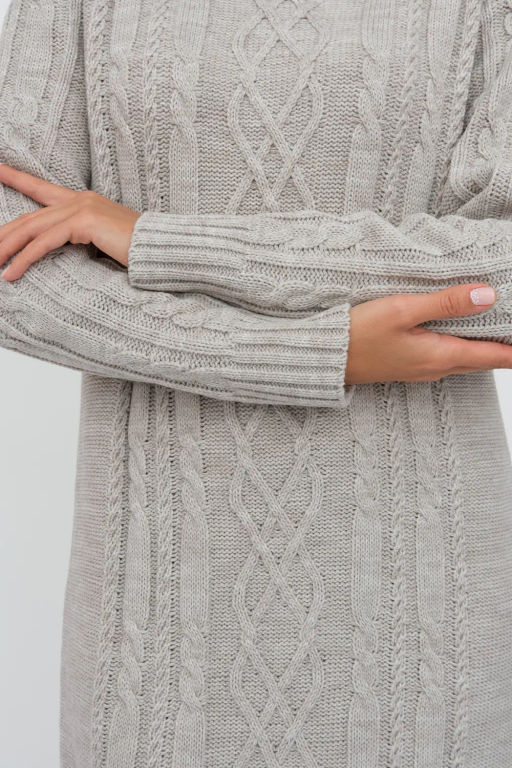 ЗЛАТА Платье С 1931/серо-бежевый