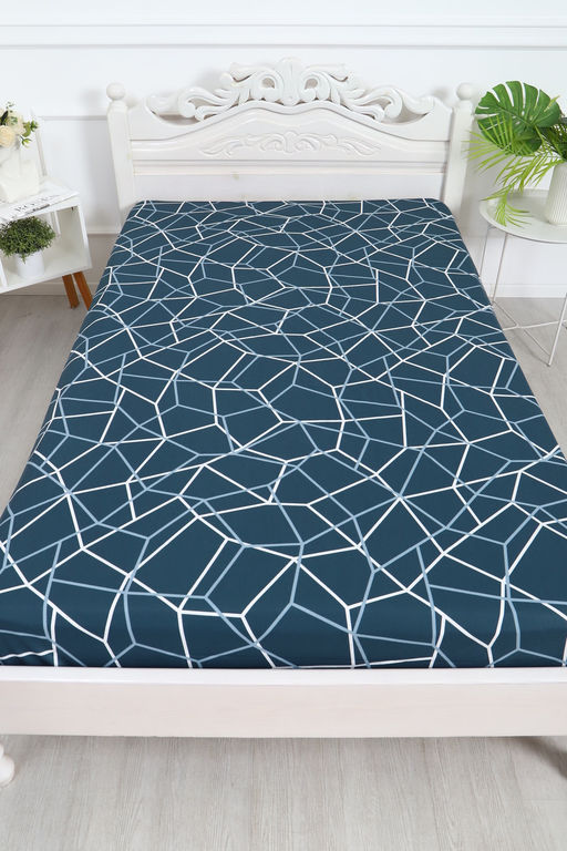 Простыня на резинке перкаль Квест