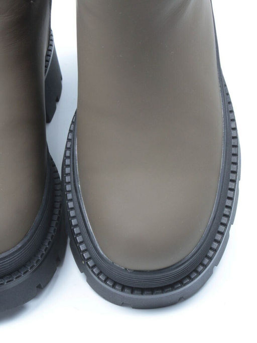 04-C188M Ботинки зимние женские (натуральная кожа (нубук) натуральный мех)