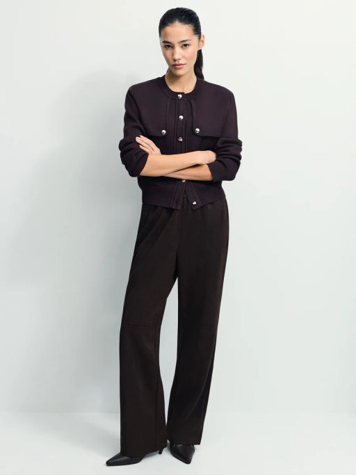 Вязаный джемпер из вискозы / Zarina фото 2