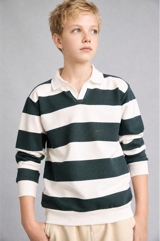 Regular Fit Sweatshirt Erkek _ocuk - Defacto фото 4