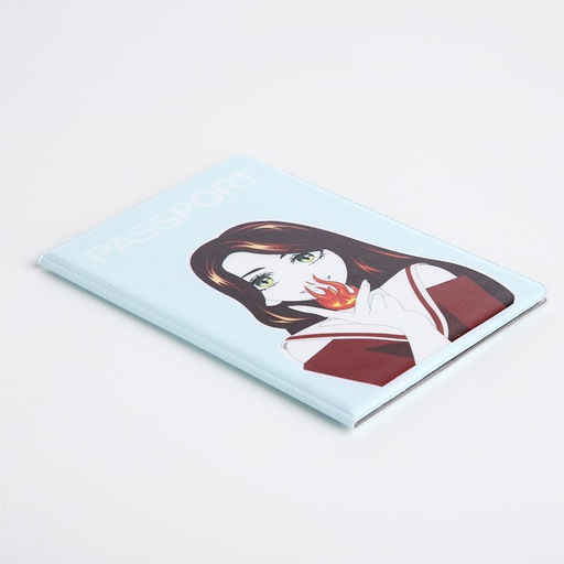 Цена за 10 шт. Обложка для паспорта, цвет голубой - Simaland фото 3