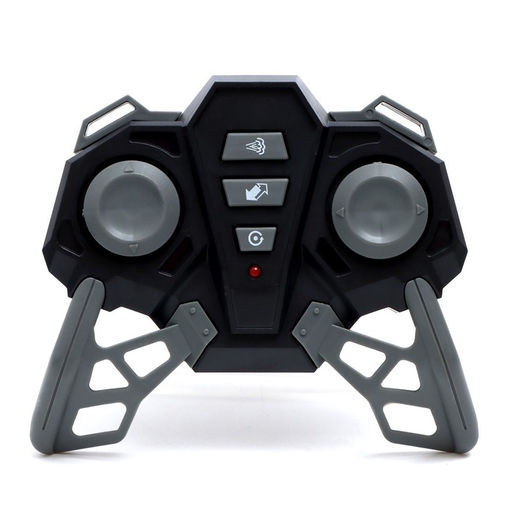 Машинка на пульте управления MotoPRO, эффект дыма, свет, работает от аккумулятора, цвет серый