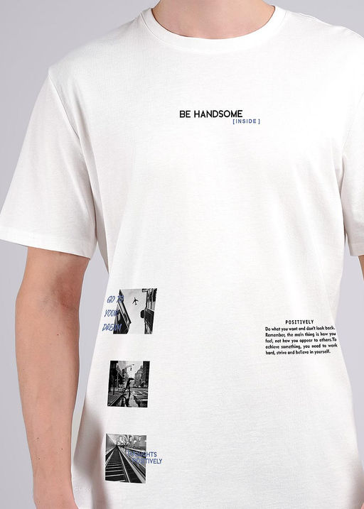 CLE Футболка муж. 541998/18кд_п1 белый - Clever wear фото 3