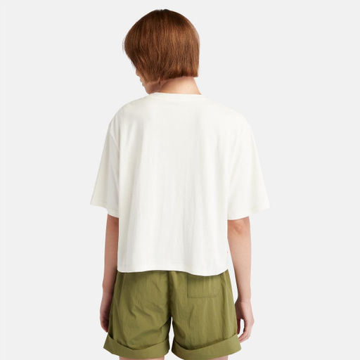 Женская футболка Timberland TIMBERF GRAPHIC TEE белая фото 5