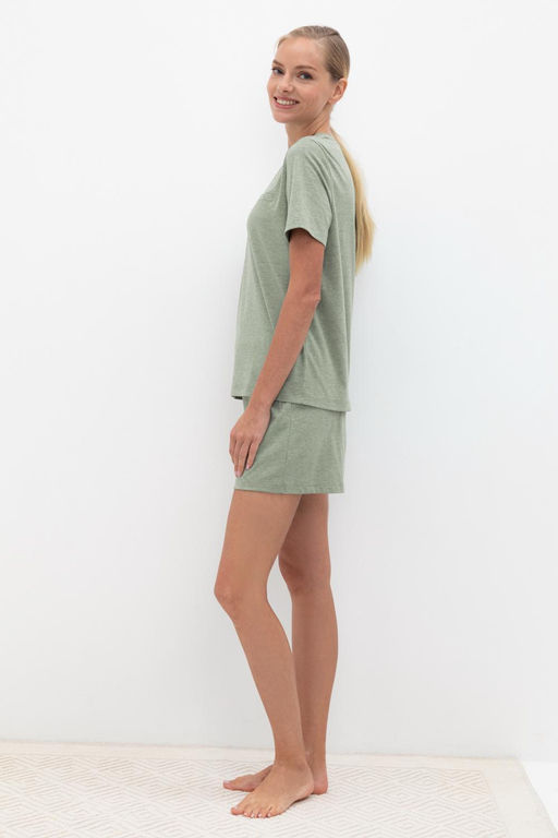 VERY NEAT _ Е 40038/нефритовый шорты жен фото 2