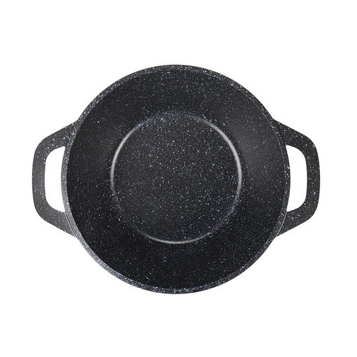 ЛА_АП_GRANIT (black) Кастрюля 3,5л со стекл крышкой, арт. кгч35а