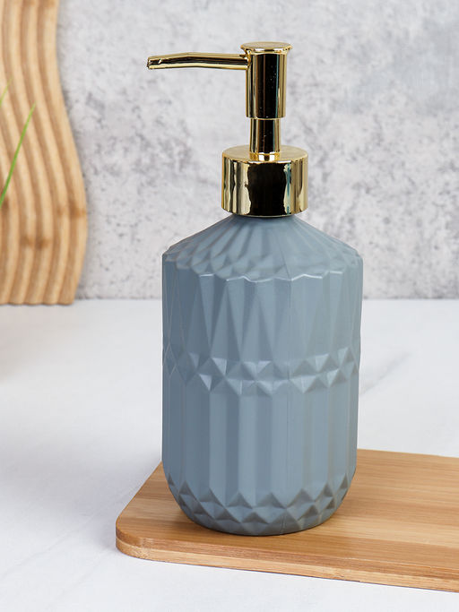 Дозатор для жидкого мыла 450 мл 17 см / GKR3 /уп 48/ серый - Галеонтрейд фото 2