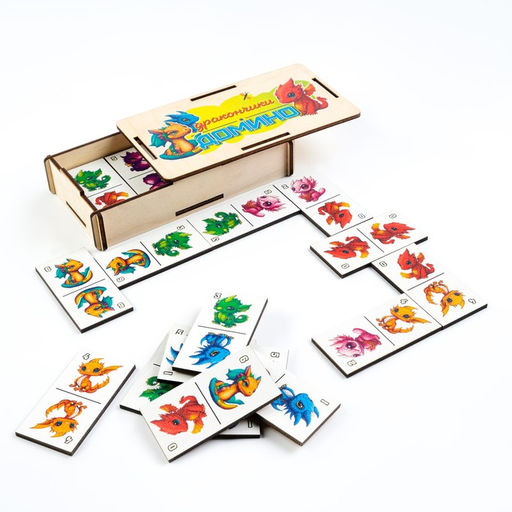 Домино «Дракончики», костяшка 6×3 см