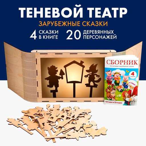 Театр теней «Зарубежные сказки», 4 сказки