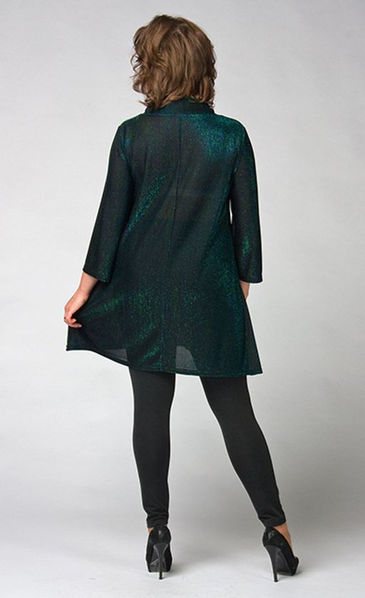 Туника из струящегося шелковистого трикотажа. - Ckc collections фото 4