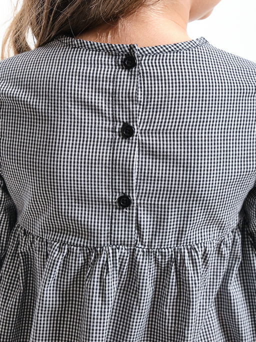 Платье в клетку UD 6270 черн.кл - Mini maxi фото 5