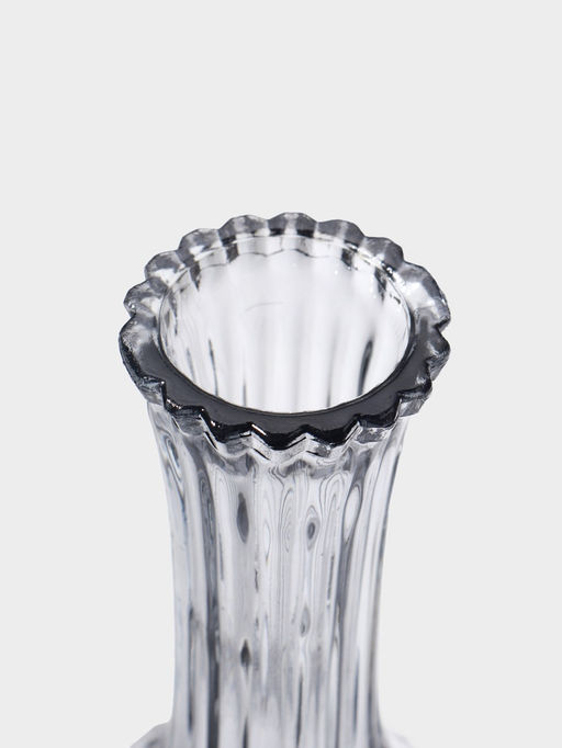 Ваза «Имоджин», 22.5×9 см, стекло, серая