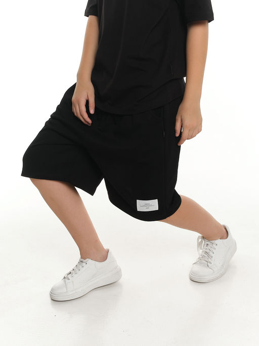 Шорты Багги Бермуды для мальчика 22-6979 черный - Mini maxi фото 5