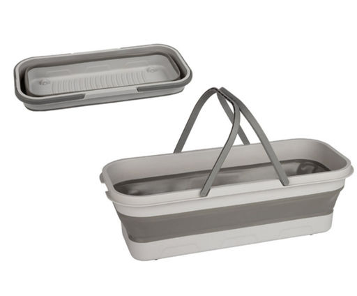 Ведро складное, прямоугольное, с колесами,13 л RFB-9 109080 - Скрап фото 2