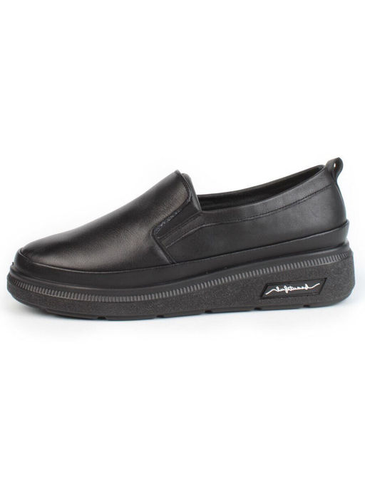 03-5319 BLACK Полуботинки женские (натуральная кожа)