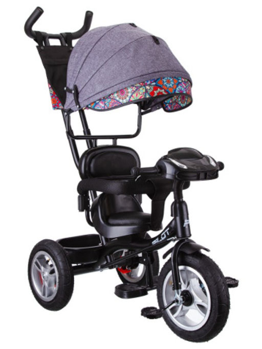 Велосипед трехколесный Pilot с ручкой управления