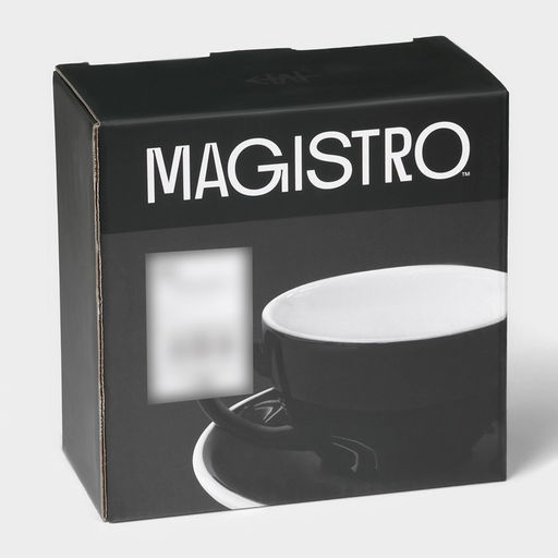 Кофейная пара фарфоровая Magistro Coffee time, 2 предмета: чашка 200 мл, блюдце d=14,5 см, цвет чёрный  фото 9
