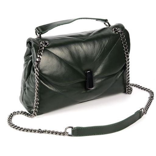 Женская кожаная сумка 6021 Грин - Sergio valentini фото 2
