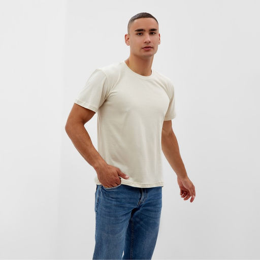 Футболка мужская Collorista, размер 46-48, бежевая