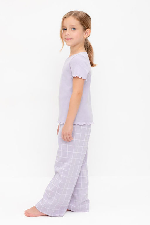 К 1636/лепесток орхидеи,двойная клетка пижама дет