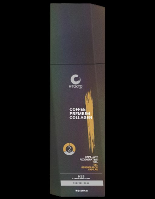 COFFEE PREMIUM COLLAGEN ШАГ 2 ГЕЛЕОБРАЗНЫЙ СОСТАВ HAIR REGENERATING GEL