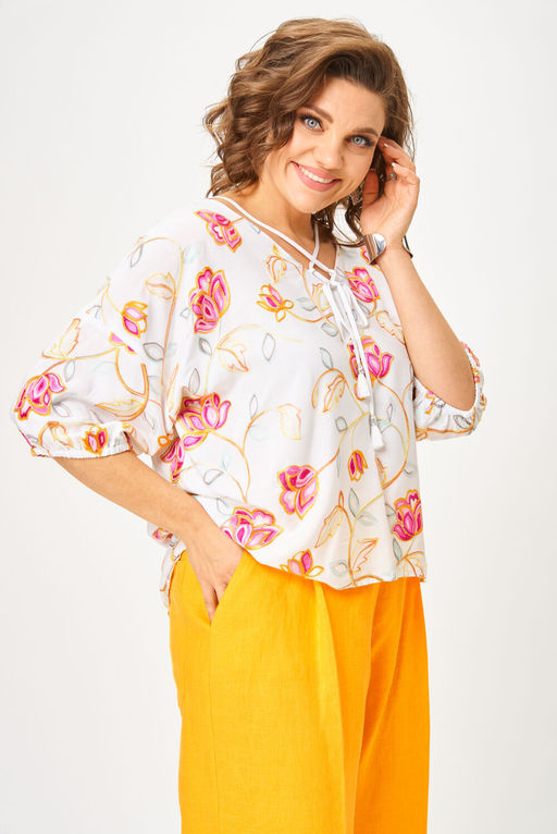 Костюм ANDINA CITY 9071-25 белый/желтый  фото 7