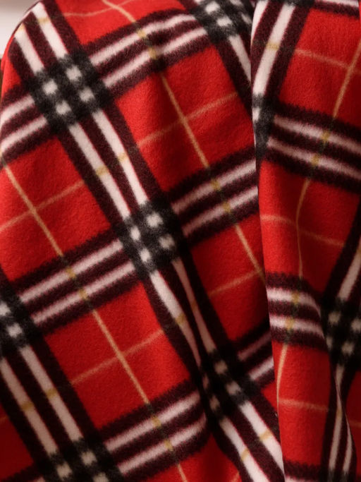 Флисовый плед 130x160 см с принтом PF130, двусторонний: Для дома, дивана, пикника, машины, путешествий - Bio-Line