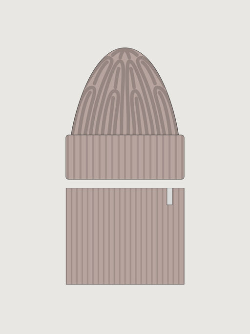 Комплект шапка и снуд 12з52226 какао