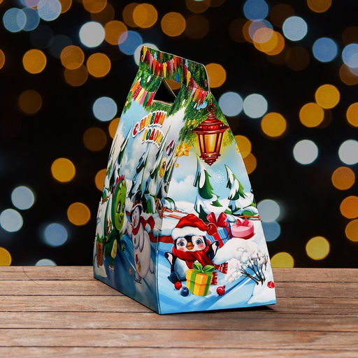 Цена за 5 шт. Подарочная коробка На катке 20,5 х 24 х 11,7 см - Simaland фото 8