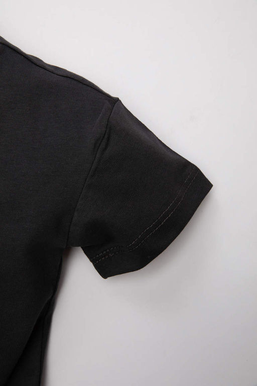 Футболка с круглым вырезом и короткими рукавами для маленьких мальчиков Disney Король Лев - Defacto фото 3