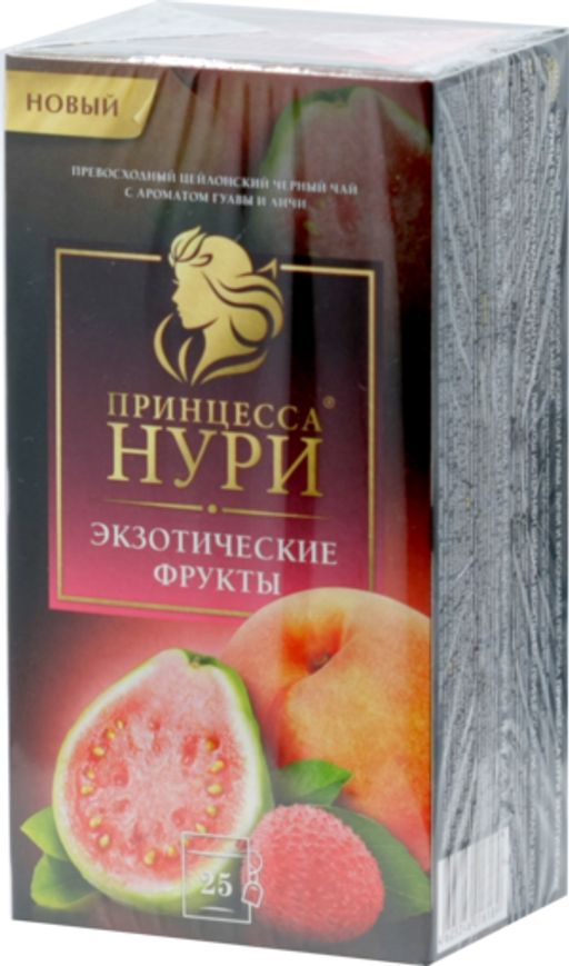 Принцесса Нури. Экзотические Фрукты карт.пачка, 25 пак.