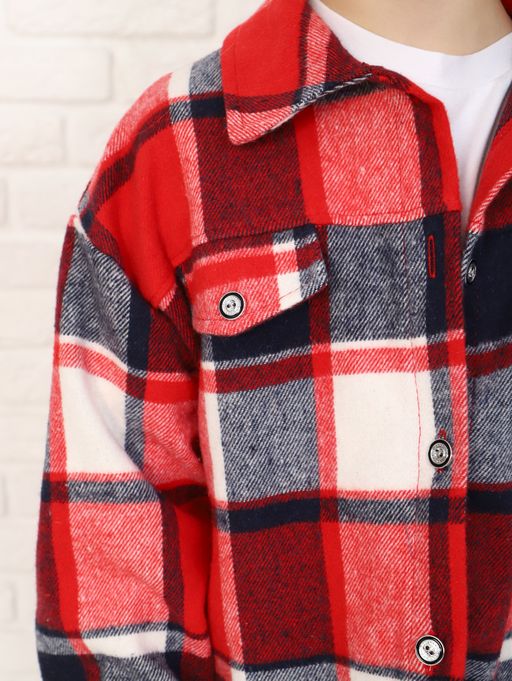 Р-001 Рубашка Мир (рубиновый) - Милаша фото 5