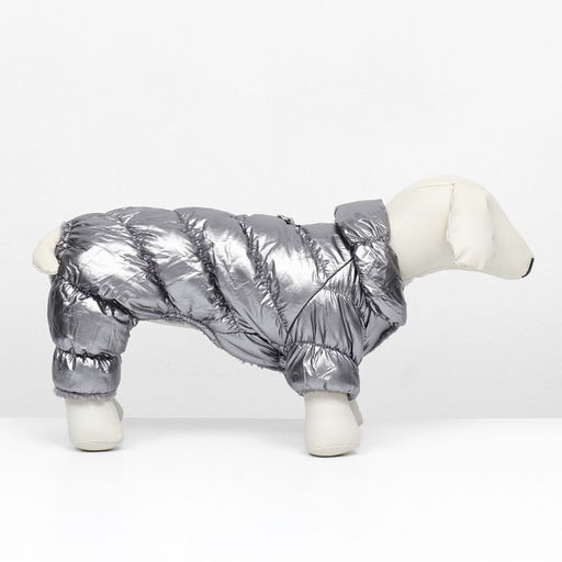 Комбинезон Блеск, размер XL (ДС 39 см, ОГ 53, ОШ 35 см, вес 14 кг), серебряный 974876 - Simaland фото 2