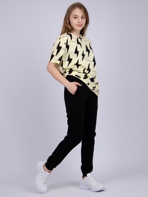 Брюки "БД-7" черные, футер петля