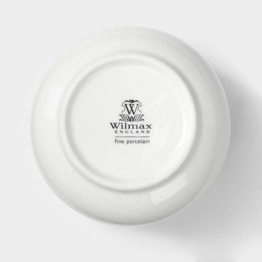 Сахарница с крышкой Wilmax, 210 мл, фарфор, белая