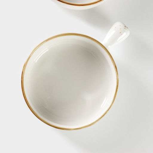 Кокотницы «Церера», набор 2 шт., d=15 см, 500 мл, фарфор, белые